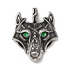 304 Stainless Steel Pendants STAS-M299-05AS-D-1
