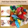 Daisy Flower Pattern Alloy & Glass Pendant Stitch Markers HJEW-AB00562-4
