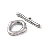 304 Stainless Steel Toggle Clasps X-STAS-A092-04A-P-2