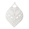 Non-Tarnish 304 Stainless Steel Filigree Big Pendants X-STAS-K257-04P-1