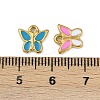 304 Stainless Steel Enamel Charms STAS-Z140-17G-3