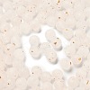 Frosted Transparent Acrylic Beads X-OACR-F013-13-2
