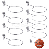 8Pcs Wall Mounted Iron Basketball Rack AJEW-GA0009-27-1