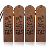 Cowhide Leather Labels AJEW-WH0386-0037-1