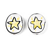 Handmade Porcelain Beads X-PORC-T134-07-3