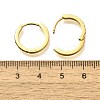 304 Stainless Steel Micro Pave Cubic Zirconia Huggie Hoop Earrings EJEW-C096-01J-G-3