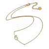 Rack Plating Brass Micro Pave Clear Cubic Zirconia Heart Pendant Cable Chain Necklaces NJEW-P317-08G-2