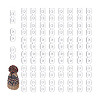 60Pcs 3 Shapes Acrylic Knitted Hat Making Fastener Tool FIND-GA0004-04-7