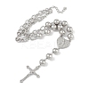 Brass Micro Pave Clear Cubic Zirconia Pendant Necklaces NJEW-H028-02P-2