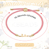 1Pc Adjustable Nylon Cord Slider Bracelets for Women BJEW-LP0001-32F-03-2