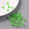 Transparent Acrylic Beads Caps PL543-9-7