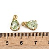 Brass Pave Cubic Zirconia Pendants KK-L240-05G-04-3