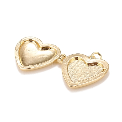 Brass Locket Pendants KK-A161-09G-1