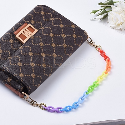 Acrylic Chain Purse Bag Handle AJEW-BA00007-1