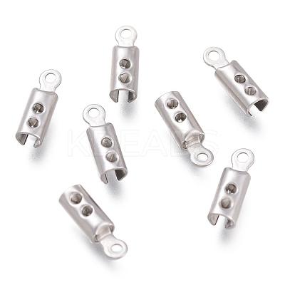 Tarnish Resistant 304 Stainless Steel Folding Crimp Ends STAS-O130-03E-1