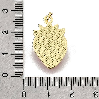 Brass Enamel Pendants KK-Z104-06G-06-1