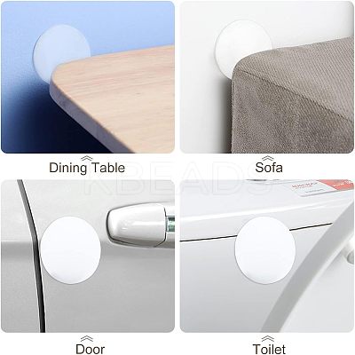 12Pcs 2 Style Door Knob Wall Shield AJEW-NB0002-44-1