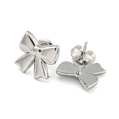 Non-Tarnish 304 Stainless Steel Stud Earrings for Women EJEW-A108-04P-1