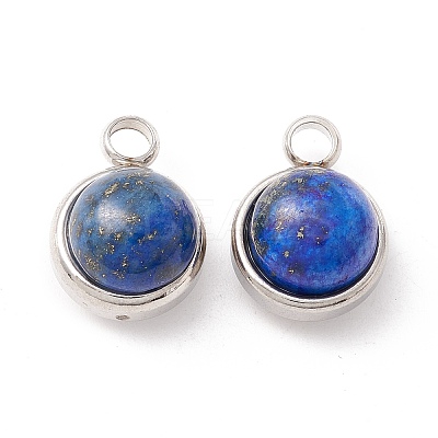 Natural Lapis Lazuli Charms G-K325-01P-02-1