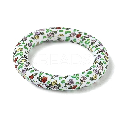Floral Silicon Beads SL-CBAC986-01B-1