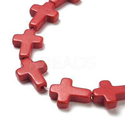 Synthetic Turquoise Dyed Beads Strands G-P507-06B-1