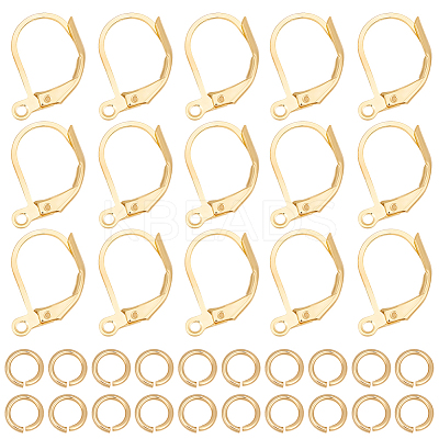 20Pcs Brass Leverback Earring Findings KK-BBC0023-86-1