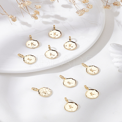 10Pcs Alloy Pendants FIND-LP0003-36K-1