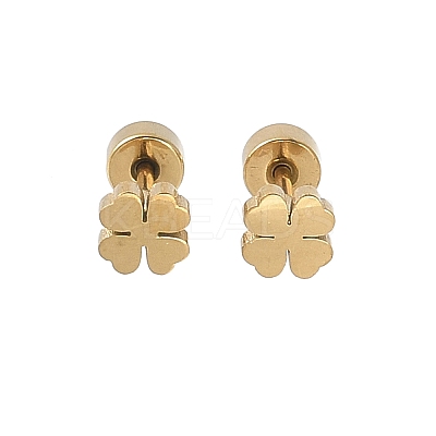 304 Stainless Steel Stud Earrings for Women EJEW-E603-05B-G-1