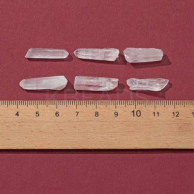35Pcs Natural Quartz Crystal Beads G-FS0002-44-1