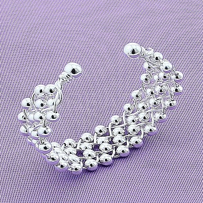 Brass Round Beaded Cuff Bangles for Women FS-WG6E9A6-01-1