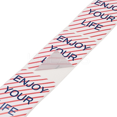 200Pcs Thank You Theme Stickers Roll DIY-M070-01F-1
