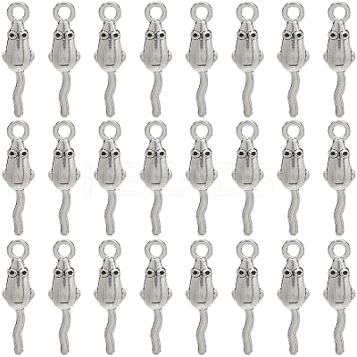 200Pcs Tibetan Style Zinc Alloy Pendants TIBEP-SC0003-11-1