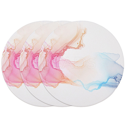 3Pcs Porcelain Cup Mats PORC-DJ0001-01D-1