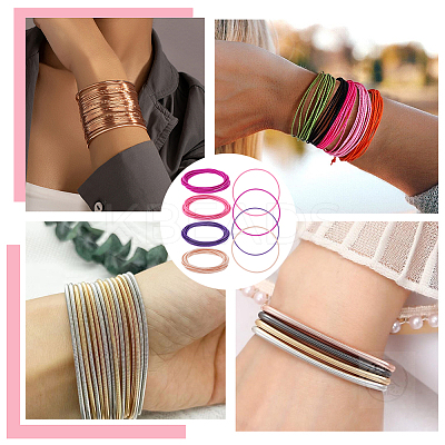 48 Strands 4 Style Pink Series Spring Bracelets TWIR-BC0001-48-1