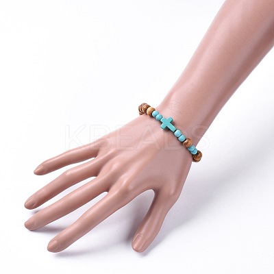 Stretch Bracelets BJEW-JB04620-01-1