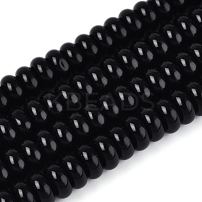 Opaque Solid Color Glass Beads Strands GLAA-ZX008-6mm-18F-1