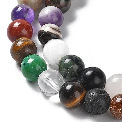 14.8~15 inch Round Gemstone Strands GSR12mmC170-1