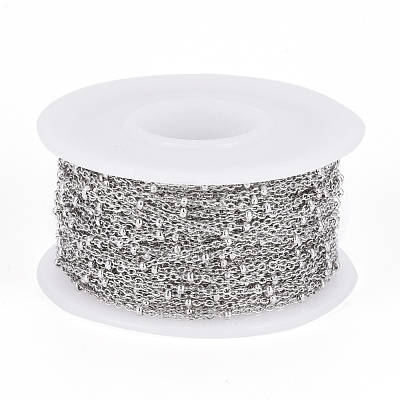 Tarnish Resistant 304 Stainless Steel Cable Chains CHS-I003-V01-A-P-1