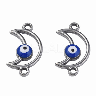 304 Stainless Steel Enamel Connector Charms STAS-N087-61-03P-1