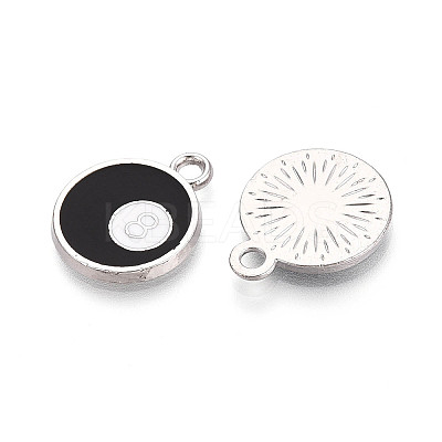 Alloy Enamel Pendants ENAM-N062-12P-1
