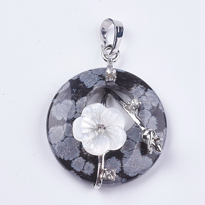 Natural & Synthetic Mixed Stone Pendants G-F546-A-1
