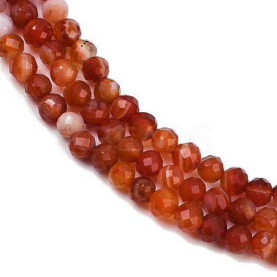 Natural Carnelian Beads Strands X-G-RM250101-C17-1