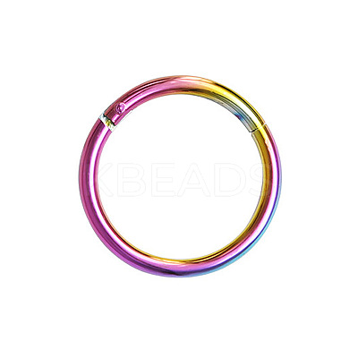 316L Surgical Stainless Steel Hoop Cartilage Earrings WGB51CA-15-1