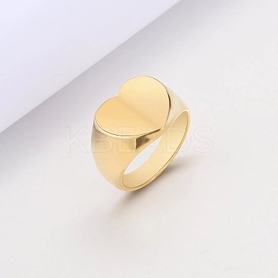 Heart 201 Stainless Steel Finger Rings FS-WG1ADC4-02-1