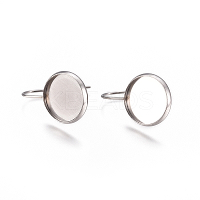Non-Tarnish 304 Stainless Steel Earring Hooks STAS-F227-22C-P-1