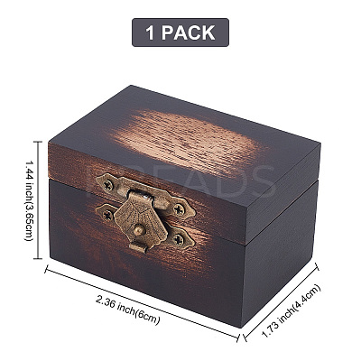 Rectangle Vintage Wood Ring Storage Boxes CON-WH0087-85A-1