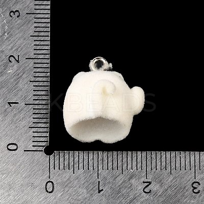 Flocky Resin Pendants LS-FIND-I044-21-1