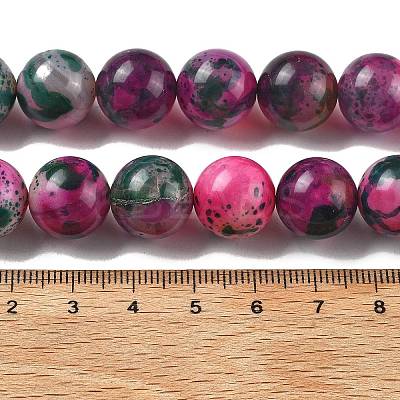 Natural Multi-Color Agate Beads Strands G-A261-B15-14mm-1