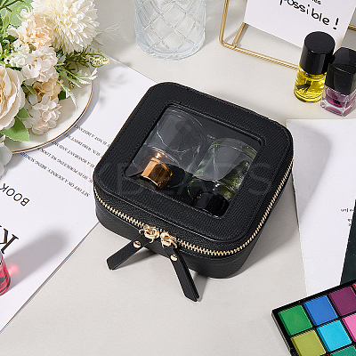 Square PU Leather Jewelry Box ODIS-WH20008-04C-1