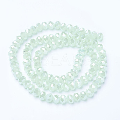 Electroplate Glass Beads Strands EGLA-A044-J1mm-B01-1